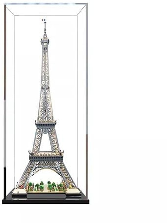 Transparente Acryl-Vitrine für Lego 10307 Pariser Eiffelturm, staubdichte Aufbewahrungsbox aus Acryl, kompatibel mit Lego 10307 (Lego-Modell Nicht im Lieferumfang enthalten) A,3mm