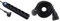 Electraline 32053 Bloc 6 Prises avec Interrupteur/fiche Plate 1,5 m Noir & Zenitech Prolongateur 16A 2P+T HO5VV-F 3G1,5mm² Noir 5m