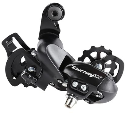 CHMEFLY Fahrrad-Schaltwerk RD-TX800 7/8-Gang für Rennrad, MTB, Mountainbike, Direktmontage (schwarz)