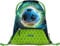 Baagl Turnbeutel für Jungen, Wasserdichte Schuhbeutel für Kinder, Schule und Kindergarten Sportbeutel für Junge, Sportrucksack, Gymsack (Fußball Ball)