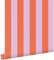 ESTAhome Tapete Streifen Orange und Violett 0.53 x 10.05 m