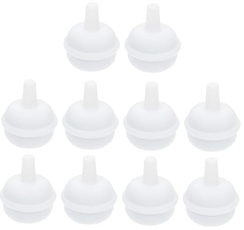 10 Stücke Babyflaschen Schwerkraftkugel Silikon Ersatz Für Trinkflasche Mit Strohhalm Ideal Für Schnabeltasse Und Milchflasche