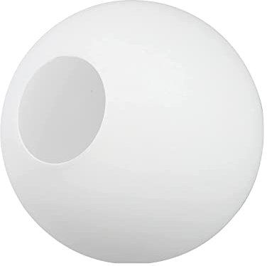 Abat-jour boule en verre à suspendre Blanc 12 cm