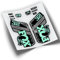Rif:VP408 Adesivi compatibili con forcelle bici FOX 32 PERFORMANCE BICOLOR, MTB, adesivi, vinili per mountain bike (MINT)