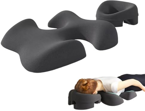 Kustimantu Gesichtskissen | Gesichtsstütze - Weiches Memory Foam Kopf- Und Brustkissen Für Männer Die Auf Dem Bauch Entspannung Zu Hause