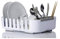 VIGAR Rengo Escurreplatos y Escurrecubiertos de Plastico, ABS, Blanco, 38 cm cm