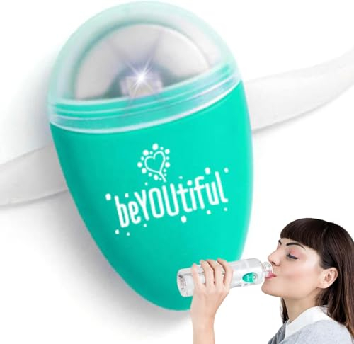ULLA Trinkerinnerung Alarm, Intelligente Hydratations-Erinnerung um mehr Wasser zu trinken, passend für die meisten Flaschen, Leucht-Technologie-Tracks, wenn Sie Feuchtigkeit trinken - BeYOUtiful