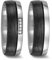 Titanfactory Titan Trauringe 52477 mit Carbon 5 Brill. ges. 0.05 ct. w/si