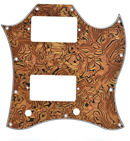 Dopro American Standard SG Gitarre Vollgesichts-Schlagbrett für USA SG Spezialgitarre Tiger Stripe