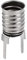 sourcing map 10 Stück E10 Lampenfassung 10.5x25mm DC 30V Lampenfassung Schraubsockel mit Draht Vernickeltes Kupfer