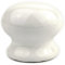 French Furniture Fittings Set of 6 Ceramic Knobs White Glaze (FFF) - Kitchen Cabinet Cupboard Door knobs, Cupboard, Chest, Furniture, Drawer Handles - Vintage Shabby Chic (35mm Diameter)