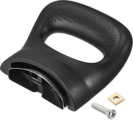 sourcing map Pot Side Handle Replacement Pan Steamer Sauce Pot Ear Handle Single Hole Black Pack of 2pcs