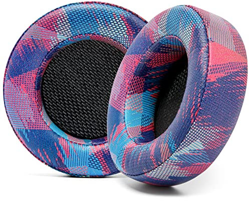 WC Verbesserte Ersatz-Ohrpolster für Corsair Virtuoso Gaming-Headset, hergestellt von Wicked Cushions | Verbesserte Haltbarkeit, Dicke, weicheres Leder und Schalldämmung |Speed Racer