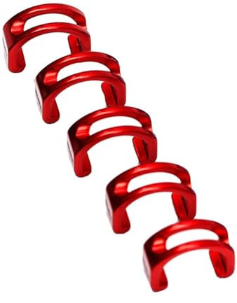 MiOYOOW 5 Stück Fahrrad C-Clips, Fahrradschnalle Fahrrad Kabel Clip Schlauchführungsklemmen Umwerfer Schaltkabel Feste Clips für MTB Rennrad