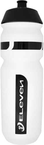 Eleven Trinkflasche 750cc weiß Logo schwarz