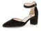Gabor Damen Riemchen Pumps, Frauen Absatzschuhe,Ausgehschuhe,Abendschuhe,Court Shoes,stöckelschuhe,fersenhalter,schwarz (Fu.Skin),40 EU / 6.5 UK