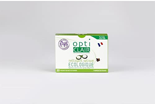 SI ESSENTIEL - Lingettes 20 Nettoyantes Optique Écologique - Lot De 4