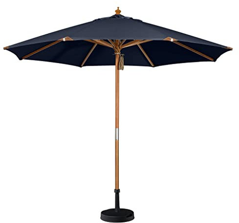 Harbour Lifestyle Styx 3m Deluxe Wooden Parasol in Navy