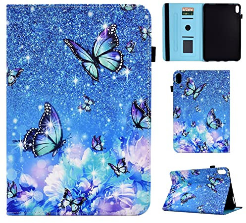 Vaitasy Funda para iPad 10.9 Pulgadas (2022) iPad 10th Generation 2022, Cuero PU Folio Carcasa con Función Soporte Case para iPad 10 Generation (A2757) - Mariposa