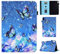 Vaitasy Custodia per iPad 2025 A16 11/ iPad 10 2022 10.9, Flip Portafolio Cover con Supporto Funzione Custodia per iPad 11 2025 - Farfalla