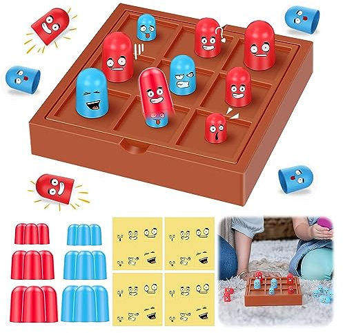 Tic Tac Toe Spiel Tic Tac Toe Tischspiele Dobblespiel Tic Tac MiNi Interaktives Brettspiele Spieler Stapelbecher Spielzeug Brettspie Risiko Brettspiel Klassisches Brettspiel Für Erwachsene Und Kinde