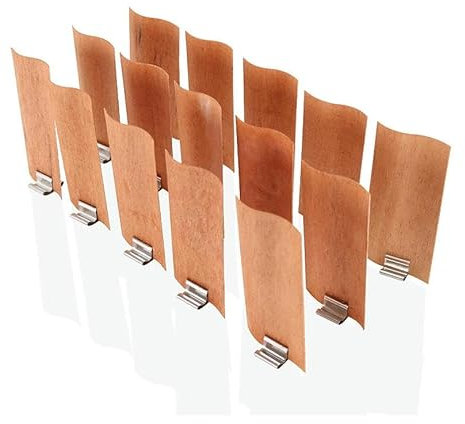 CEMELI 30–120 x 20 mm S Holzdochte große Holzdochte für die Kerzenherstellung mit Dochthaltern aus Metall knisternde Holzdochte rauchfreie Soja-Kerzendochte zum Selbermachen