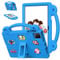Nikaque per TCL TAB 10 Gen 2 Custodia per bambini 10,36 pollici 2023, custodia per tablet adatta ai bambini, design carino fai da te, maniglia con supporto, custodia protettiva leggera in EVA, blu