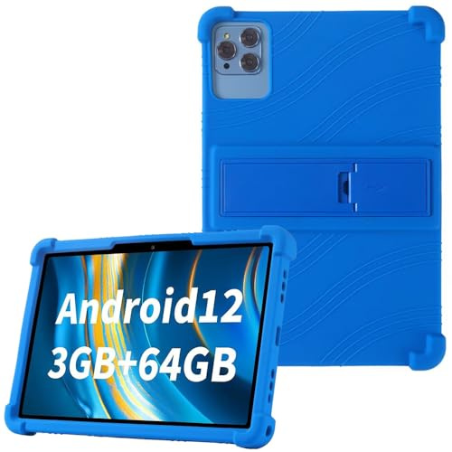 AKNICI Silikon Hülle für OSCAL PAD 16,Aigopad K10/K12,DOOGEE T10 Plus/U9/U10/U10 PRO,JUSYEA J10,HotLight 10,JIKOCXN K10,Moderness MB1001,OUZRS TAB-M1,Wqplo WPL1001,Freeski MB1001,Lville LVEMB1001,Blau