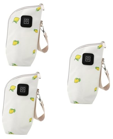 ibasenice 3sätze Usb Milchflasche Wärmer Tasche Mit Heizfunktion Isolierte Abdeckung Für Babyflaschen Tragbarer Milchwärmer Für Unterwegs Temperaturmodi Schützt Magen