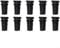 10Pcs Cable Sleeve, Cable Gland Connectors Rubber Strain Relief Cord Power Tools Cable Sleeves for Electric Tools Electric Drill Cable Protections(4mm-black)