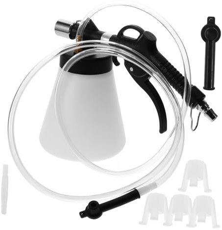 GLEAVI 1 Set Vacuum Brake Bleeder Kit Pneumatic Brake Fluid Bleeder Tool For Car Brake Bleeding Brake Bleeder Bottle And Tube Automotive Brake Bleeder Tool