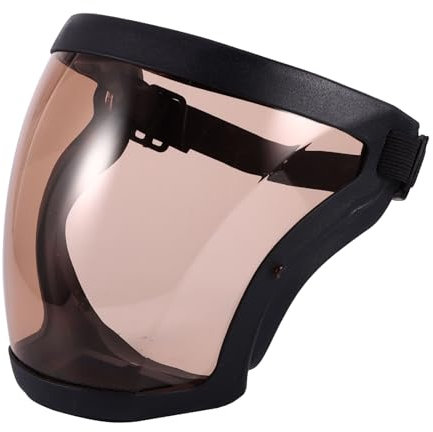 YUNYODA Transparent Full Face Shield, Super HD Anti-Fog Protective Full Face Mask with Adjustable Band, Reusable Full Face Protective Shield Visor for Working Drilling Carpentry Welding