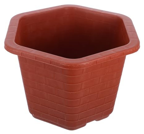 CAXUSD Hexagonaler Blumentopf Kunststoff Für Orchideen Design Für Garten Und Balkon Für Bougainvillea Geldbaum Und Grünlilien