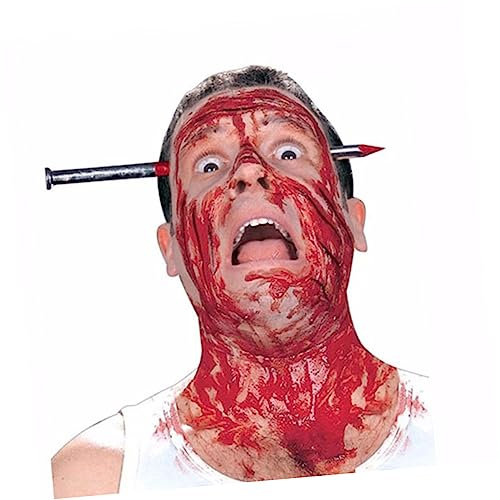 BESTonZON 3pièces Accessoires De Farce avec Clous Sanguinolents pour Halloween Et Poisson Avril Attrapez avec Ce Costume Terrifiant