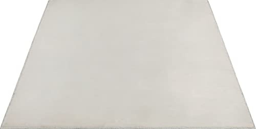 Mia´s Teppiche Luna kuschelig Warmer Fellteppich, weich und elegant, waschbar und Fußbodenheizung geeignet, Öko-Tex Zertifiziert, Creme, 300 x 400 cm