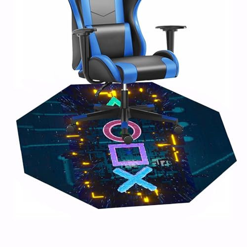 YKWLKJ Gaming Chair Mat for Carpet Hardwood, Non Slip Office Desk Rugs, Machine Washable(A,160cm)