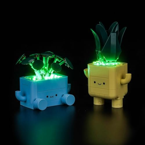 Kit de luz compatible con Lego 10349 Happy Plants Botanical Collection Set (no modelo), juego de iluminación LED compatible con Happy Plants 10349, juguete creativo