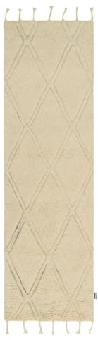 Morgenland Wollteppich - Sahara Whisper - Creme - Läufer