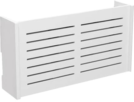 Generisch Router Box, WiFi Aufbewahrungsboxen, Router Schrank, Wandmontage, Wandmontierte Aufbewahrungsbox für verdeckte Verkabelung, für Wanddekoration, Weiß
