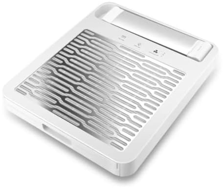 Nail Dust Collector, Nail Dust Collector with Nail Lamp and Manicure Light Professional Nail Fan Vacuum Dust Collector Extractor Machine for Acrylic