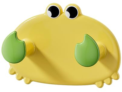 MALSSE Gancio da parete decorativo multiuso con granchi forte adesivo senza chiodi richiesto bagno camera da letto organizzazione casa gancio decorativo ABS per asciugamani