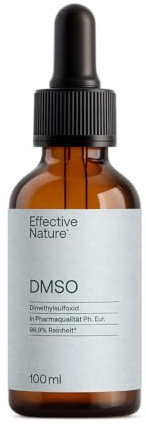 Effective Nature® DMSO 99,9% Ph. Eur. - Hochreines Dimethylsulfoxid - 100 ml Braunglas mit Pipette - Laborgeprüft & Vegan - Für technische Anwendungen