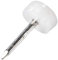 Adsamm® / 32 x Kunststoffgleiter mit Nagel / Weiß / Ø 10 mm / rund / Möbelgleiter mit Nagel / Möbel- und Bodenschutz in Adsamm® Qualität