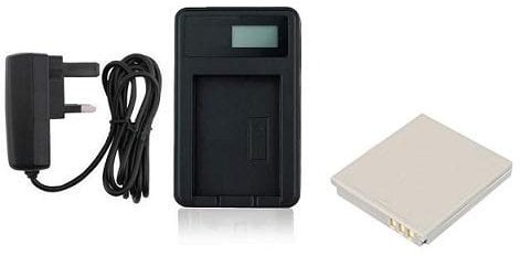 Charger and Battery for Canon IXY Digital 10, 20 IS, 40, 50, 55, 60, 70, 80, 90, L3, L4, Wireless/Powershot ELPH 100 HS, 300 HS, 310 HS, 330 HS / TX1 / LEGRIA VIXIA Mini Camera - For NB-4L Battery