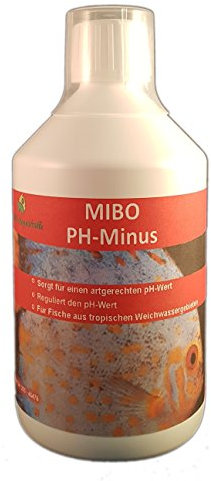 MIBO PH Minus 500ml Aquarium Wasseraufbereiter PH-Wert Regulator für weiches Wasser