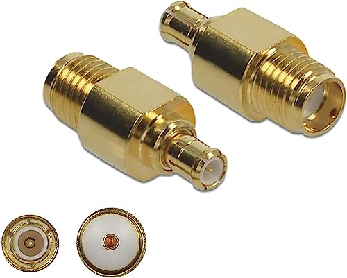 DELOCK Adapter SMA Buchse zu MCX Stecker 10GHz