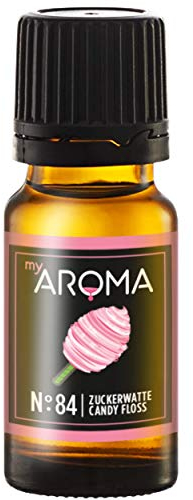 myAROMA flavour drops – Zuckerwatte 10ml, flavour drops zuckerfrei, kalorienfrei & vegan, natürliches Lebensmittelaroma ohne künstliche Farbstoffe für Backen, Essen und Trinken, Nr. 84