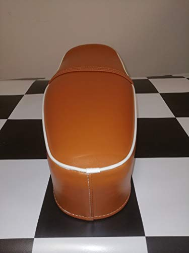 Vespa Sitzbank von Dieffe Doppelsitzbank in Braun