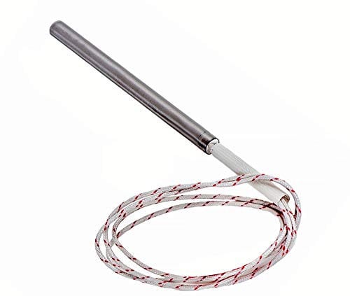 DOJA Industrial | Resistencia Estufa Pellet | Diametro Bujia: 9,5mm | Longitud: 160mm | 280w | Resistencia Calentador Calderas de Pellets | Resistencias Calefactoras 220v | Estufas de Pellets