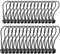 KAHEIGN 40Pcs Planenspanner Expander mit Kugel, 2 Größe Gummispanner Planenspanner Spanngummis Schwarz Verstellbare Bungee Seile für Zelte Camping Banner Planen Bootsabdeckung